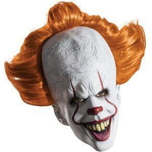 Rubie's -Pennywise 3/4 Mask Adult It Horror Movie Clown